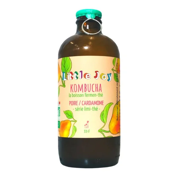 Kombucha poire cardamone - 33cl