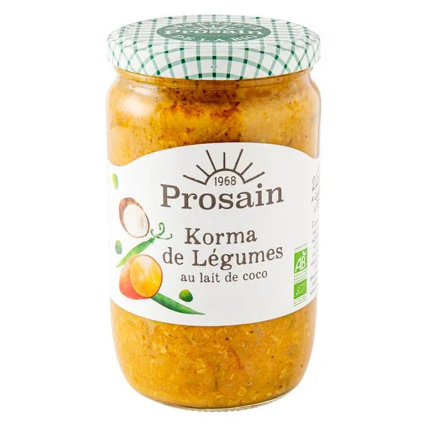 Korma de légumes lait de coco 680g
