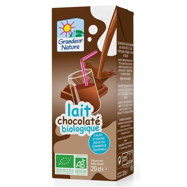 Lait chocolate biologique 20cl