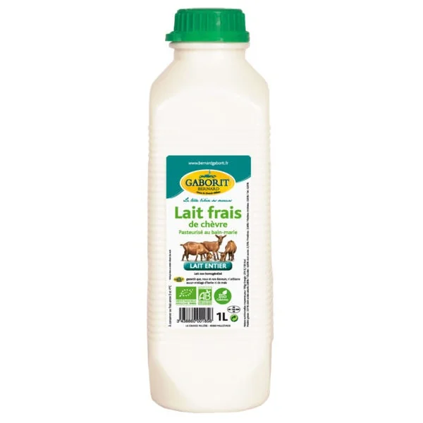 Lait chèvre entier pasteurisé 1L