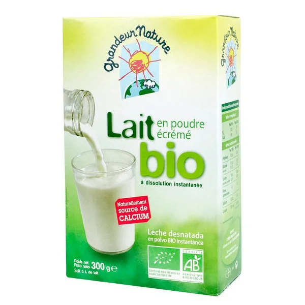 Lait de vache écrémé en poudre 300g