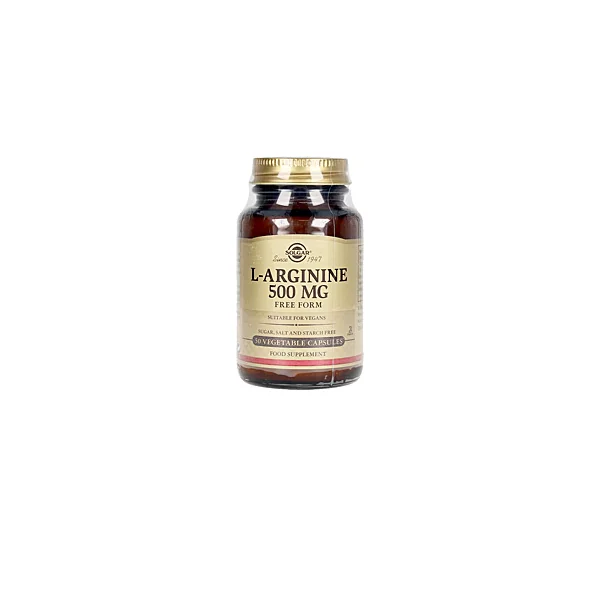 L-ARGININA 500 mg cápsulas vegetales