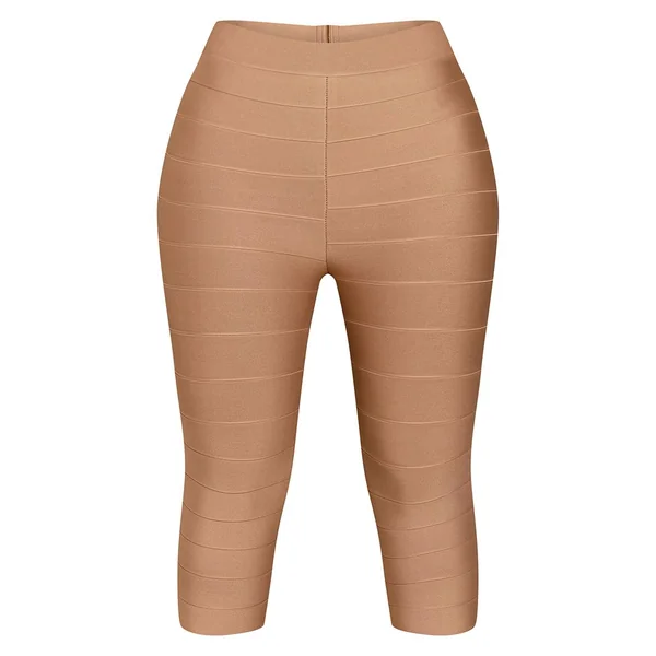 Latte Pantalon Capri Bandage Sculptant Coordonné