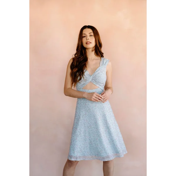 LDP - Bodysuit avec ouverture - fleur bleue