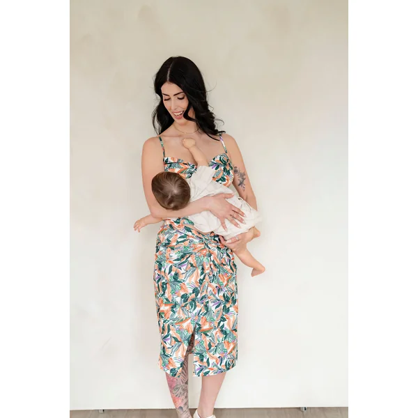 LDP - Camisole fleurie (2 EN 1) - savane