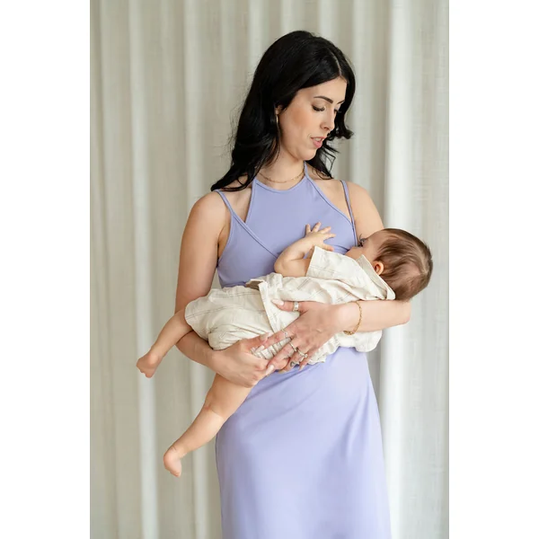 LDP - Robe longue ultra douce - lilas