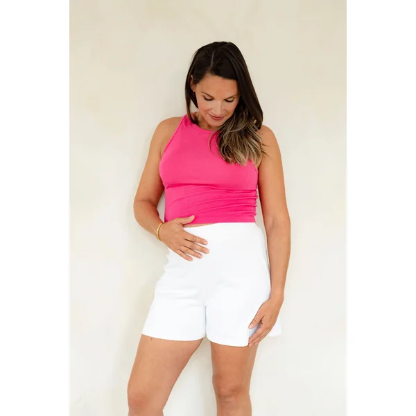 LDP - Short - taille élastique - blanc