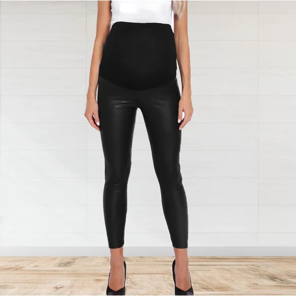Legging 7/8 simili cuir