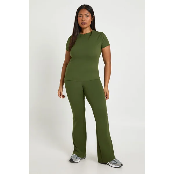 Legging Évasé Taille Haute Plus Super Doux