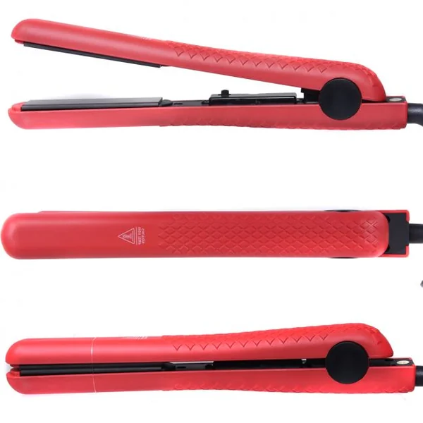 Lisseur à cheveux 30 W Fer à lisser avec plaques en céramique et écran LCD, Température 60-232°C, 33.5 x 3.2 x 4.5 cm