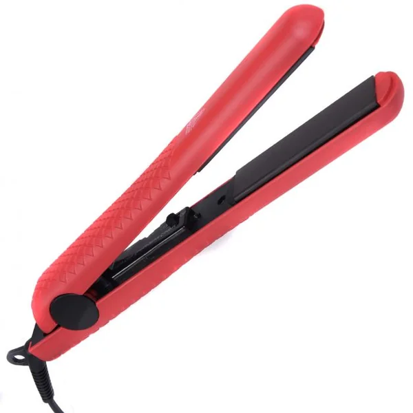 Lisseur à cheveux 30 W Fer à lisser avec plaques en céramique et écran LCD, Température 60-232°C, 33.5 x 3.2 x 4.5 cm