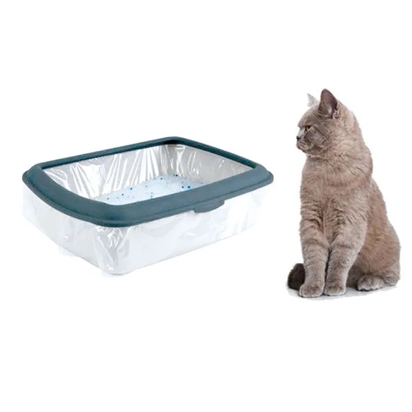 Lot de 10 sacs pour bac à litière 90x60cm