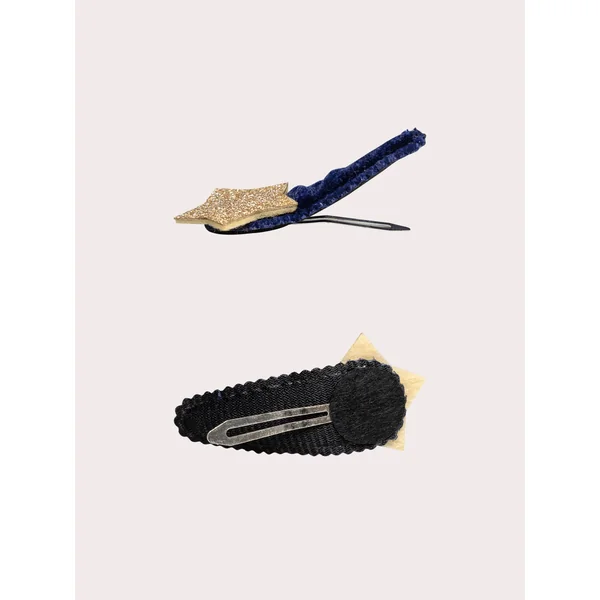 Lot de 2 barrettes or étoiles pour fille - Soins Bébé Naturels & Produits Maman Après Naissance