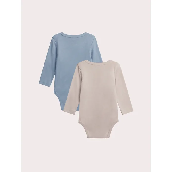 Lot de 2 bodies de naissance motif fantaisie pour bébé garçon - Soins Bébé Naturels & Produits Maman Après Naissance