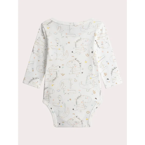 Lot de 2 bodies naissance écrus imprimés zèbre - Soins Bébé Naturels & Produits Maman Après Naissance