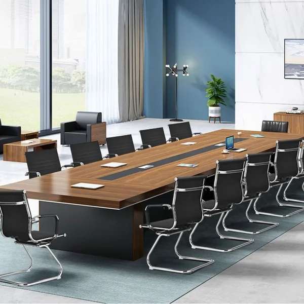 Lot de 2 Fauteuils de Bureau n Cuir PU Modernes Base en Z Robuste Noir