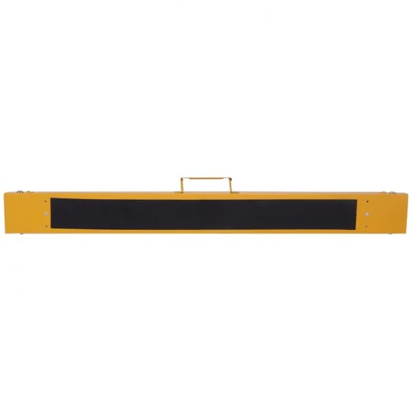 Lot de 2 Tréteaux Pliables Chevalets de Sciage avec Poignée Capacité 2x125kg en Métal, 99,5x48,5x78cm, Jaune