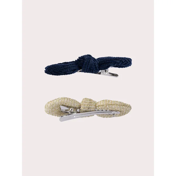 Lot de 3 barrettes nœuds paillettés pour fille - Soins Bébé Naturels & Produits Maman Après Naissance
