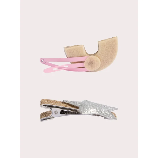 Lot de 3 barrettes étoile et arc-en-ciel pour fille - Soins Bébé Naturels & Produits Maman Après Naissance