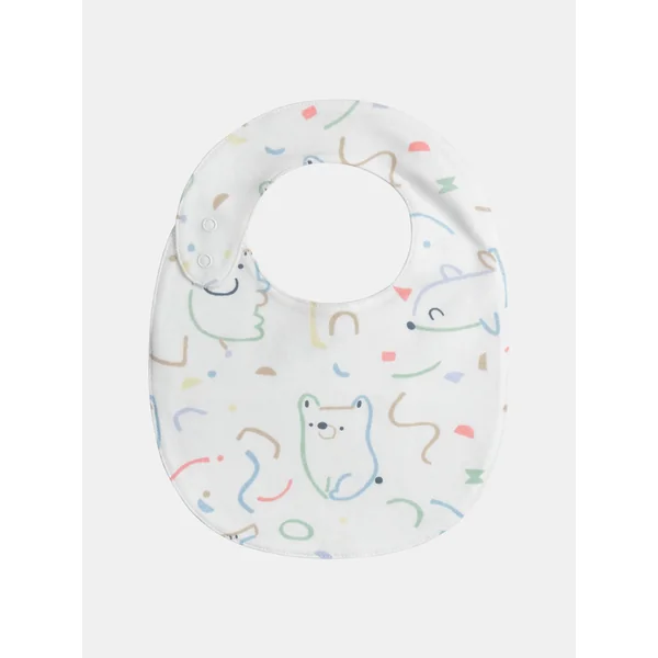 Lot de 3 bavoirs imprimé fantaisie - Soins Bébé Naturels & Produits Maman Après Naissance