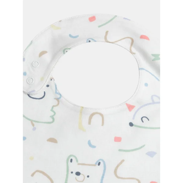 Lot de 3 bavoirs imprimé fantaisie - Soins Bébé Naturels & Produits Maman Après Naissance