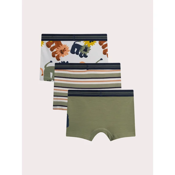 Lot de 3 boxers lion pour enfant garçon - Soins Bébé Naturels & Produits Maman Après Naissance
