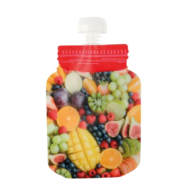 Lot de 4 gourdes à compote 100ml