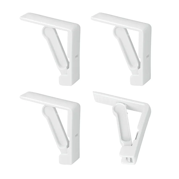 Lot de 4 pince nappe plastique