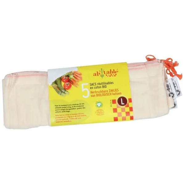 Lot de 5 sacs taille L
