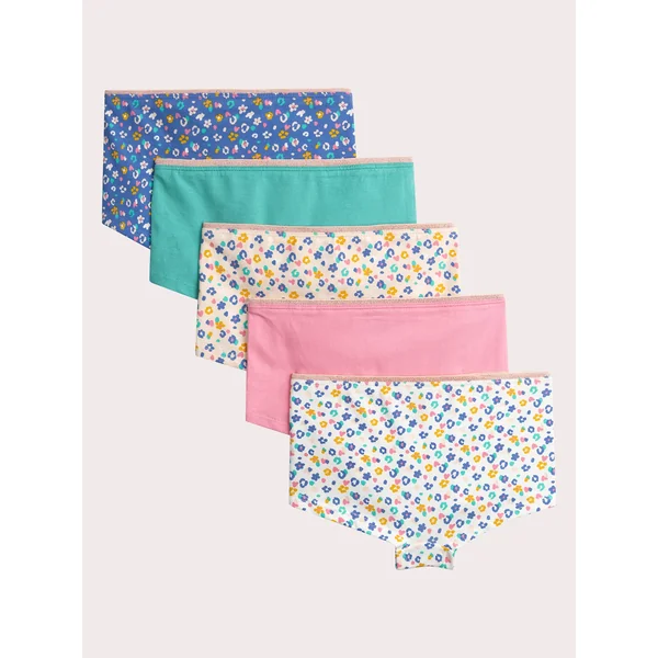 Lot de 5 shorty fantaisies pour fille - Soins Bébé Naturels & Produits Maman Après Naissance