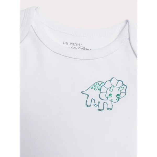Lot de deux body dinausaures pour bébé garçon - Soins Bébé Naturels & Produits Maman Après Naissance