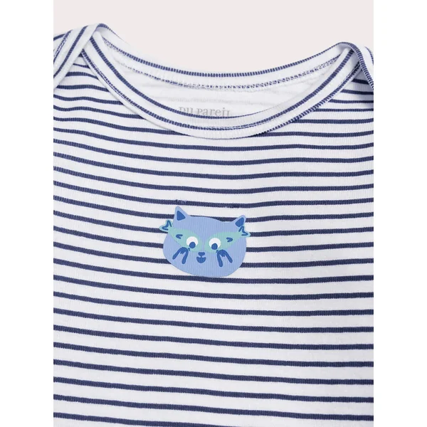 Lot de deux bodys chat pour bébé garçon - Soins Bébé Naturels & Produits Maman Après Naissance