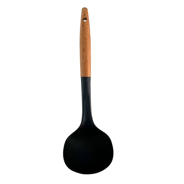 Louche nylon manche bambou 32.5x32.5x9.5cm