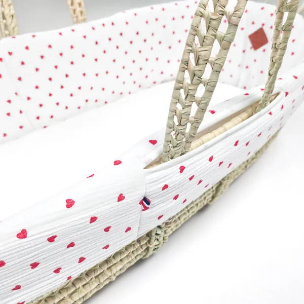 Lovio bassinet and Moses basket cover in cotton gauze