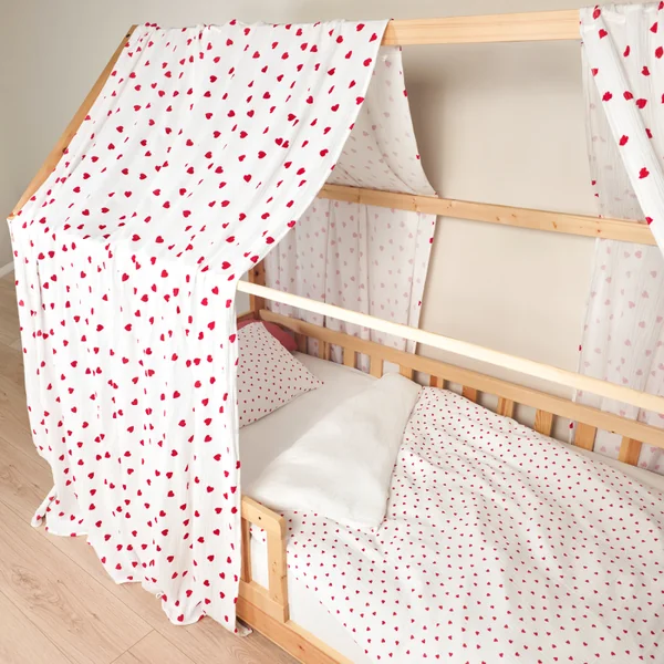 Lovio solo cotton gauze cabin bed canopy
