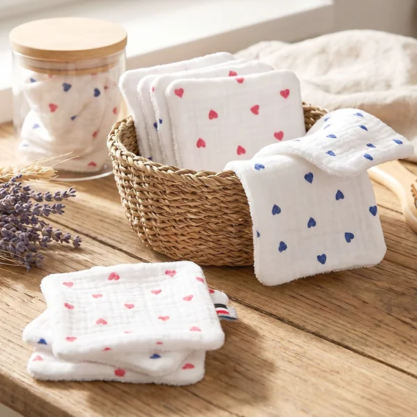 Lovio washable baby wipes pack of 8