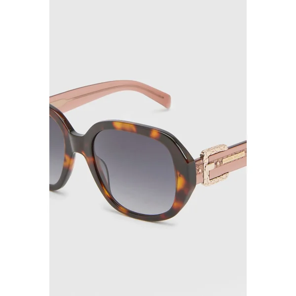 Lunettes De Soleil Arrondies Avec Détail Boucle