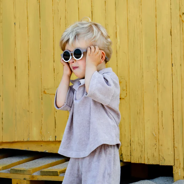 Lunettes de Soleil Bébé - CAT 4 - Bicolore Taupe Imparfait