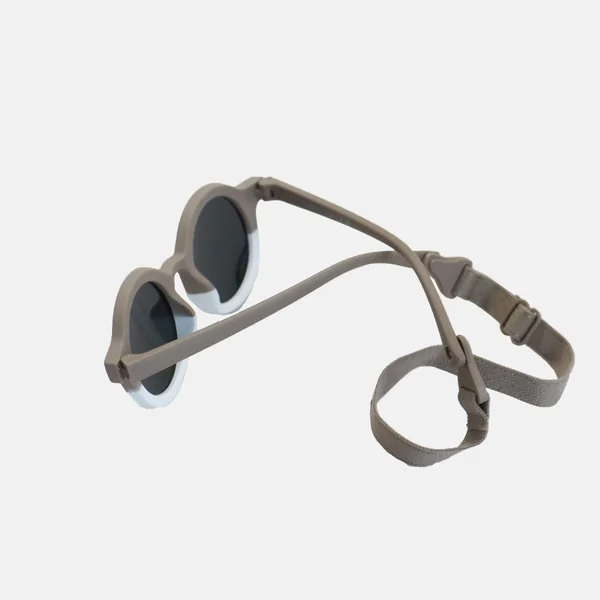 Lunettes de Soleil Bébé - CAT 4 - Bicolore Taupe Imparfait