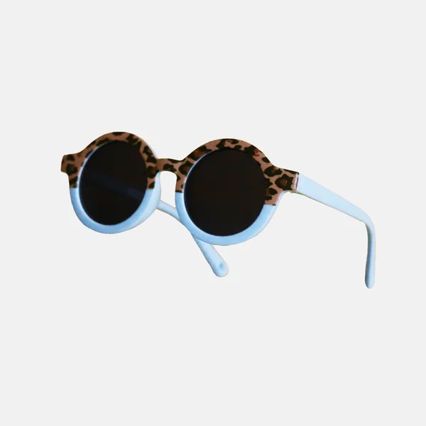 Lunettes de Soleil Bébé - CAT 4 - Léopard Bleu