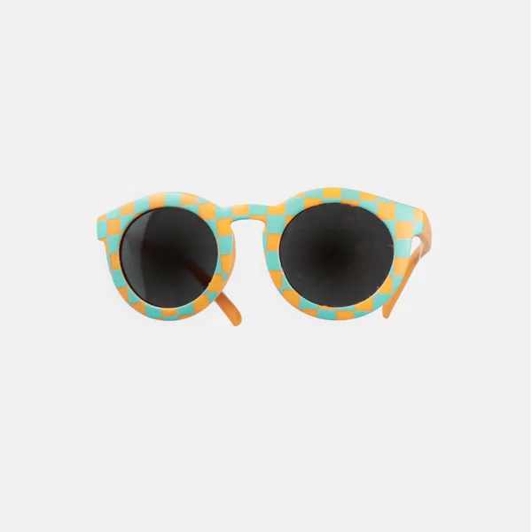 Lunettes de Soleil bébé - CAT 4 - Matchy Vichy bleu