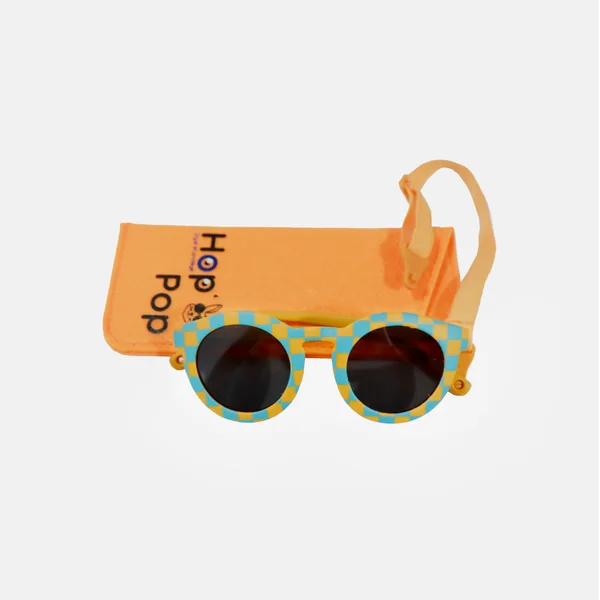 Lunettes de Soleil bébé - CAT 4 - Matchy Vichy bleu