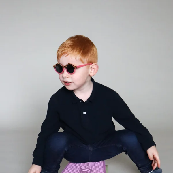 Lunettes de Soleil bébé - Léopard Transparent - CAT 4