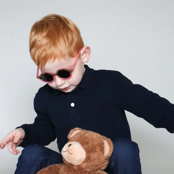 Lunettes de Soleil bébé - Léopard Transparent - CAT 4