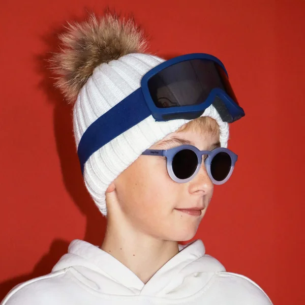 Lunettes de Soleil Enfant - Bicolore Transparent - CAT 3