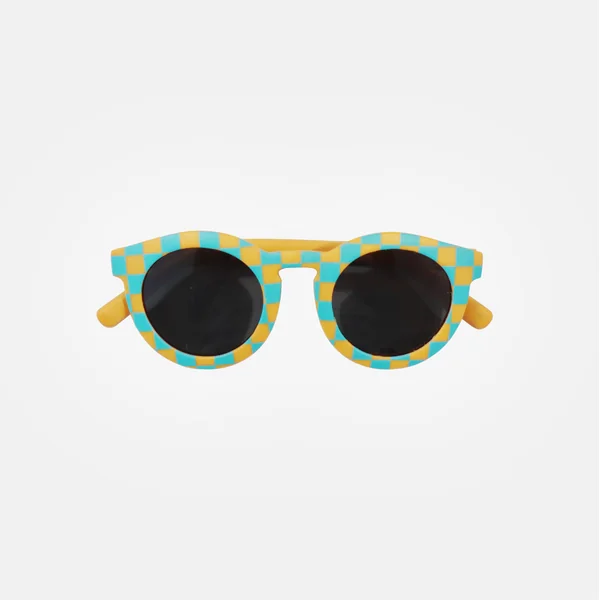 Lunettes de Soleil Enfant - CAT 3 - Matchy Vichy Bleu