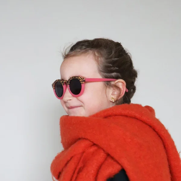 Lunettes de Soleil Enfant - Léopard Transparent - CAT 3