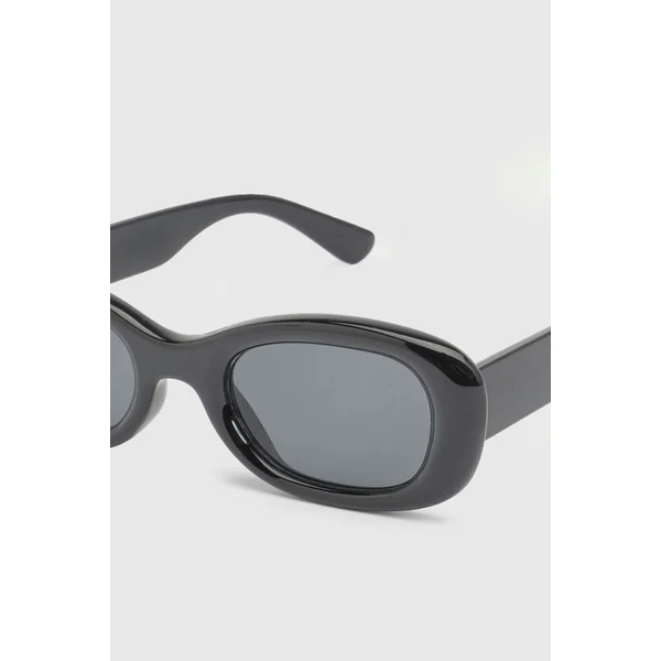 Lunettes De Soleil Rectangulaires Épaisses
