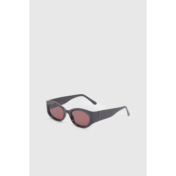 Lunettes De Soleil Rondes À Monture Épaisse Prune