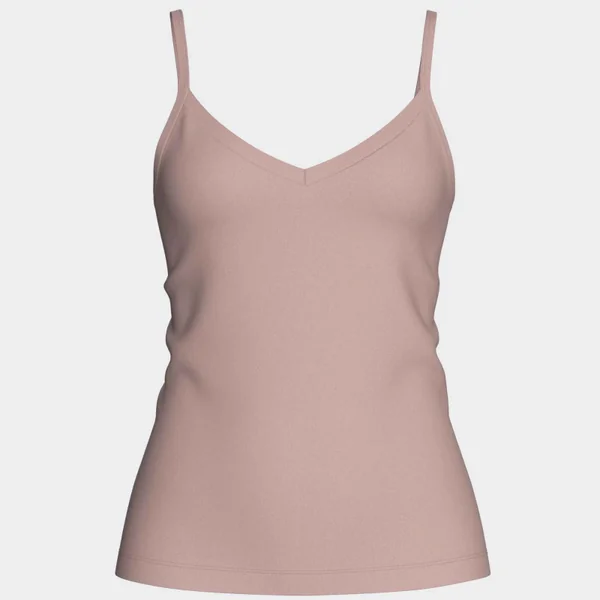 Lyocell v-neck tank top, comfortable and breathable